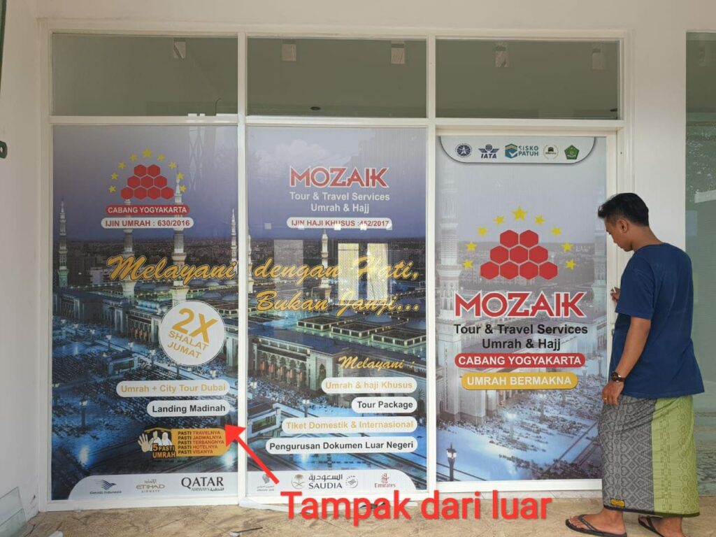 jual stiker kaca one way vision surabaya