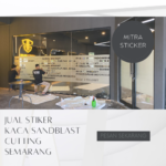 Jual Stiker Kaca Sandblast Cutting Semarang