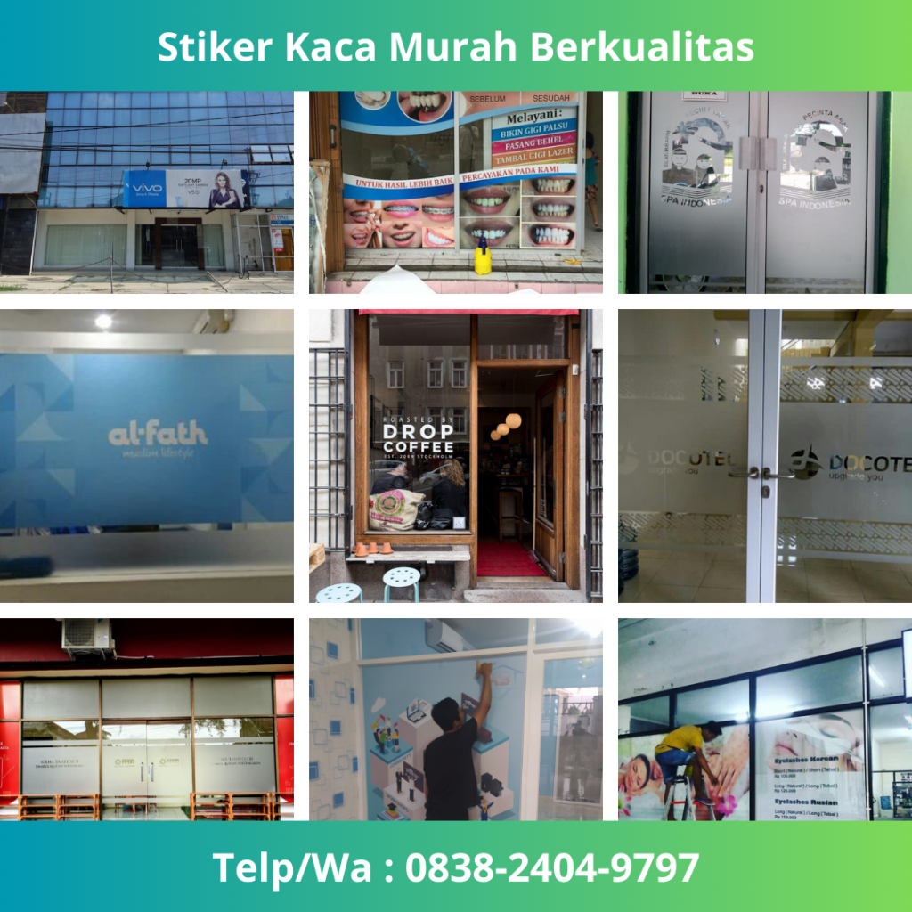 Toko Stiker Kaca Malang