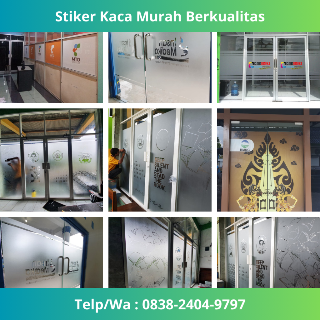 Jual Stiker Kaca Mojokerto