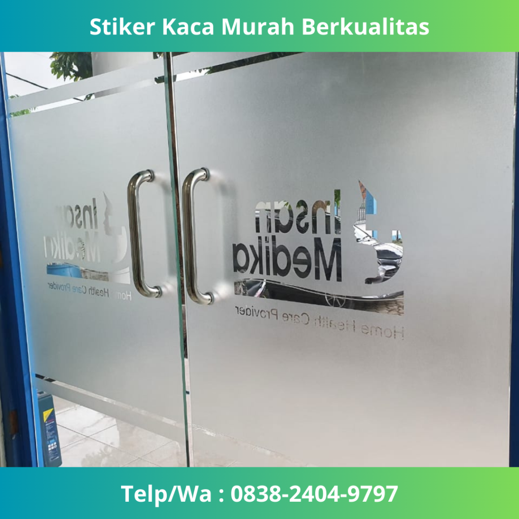 Jual Stiker Kaca Sandblast di Jember