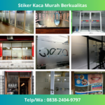 Jual Stiker Kaca Sandblast di Mojokerto