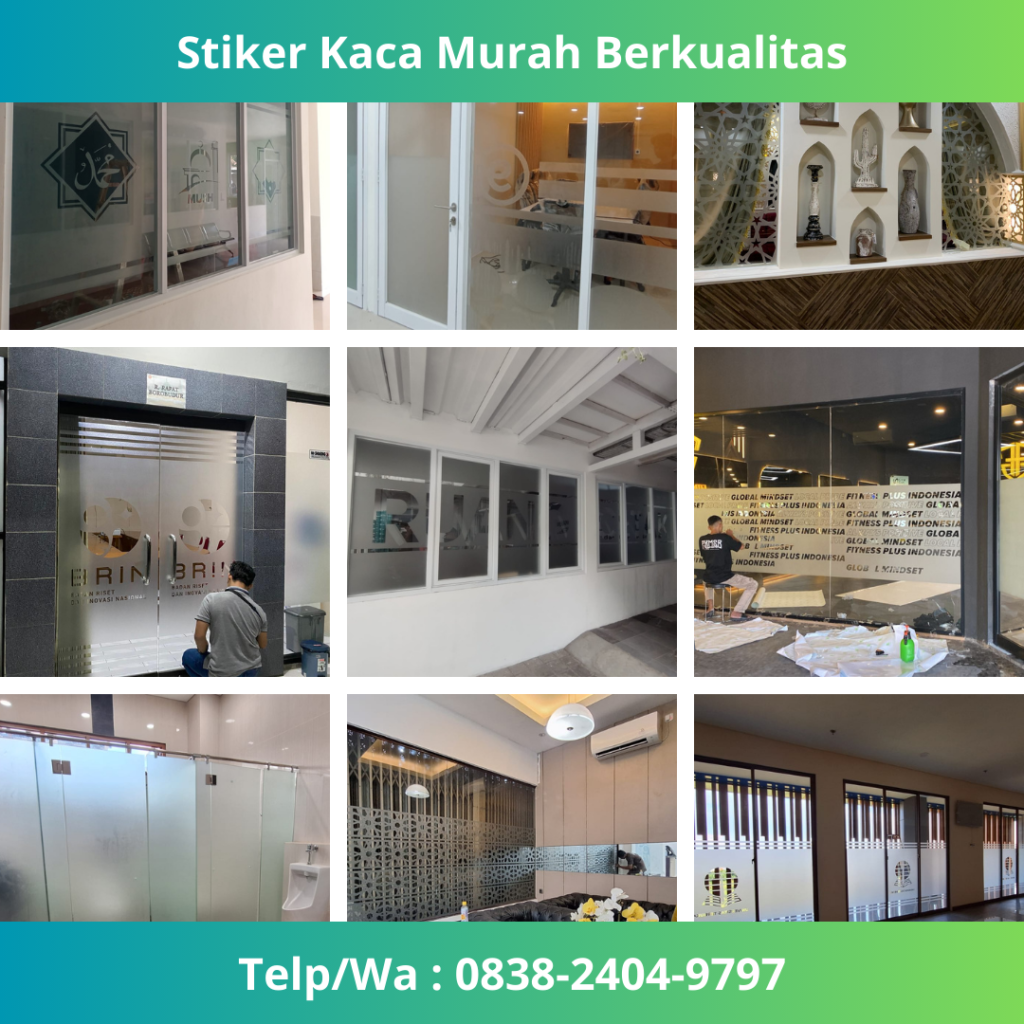 Toko Stiker Kaca Surabaya