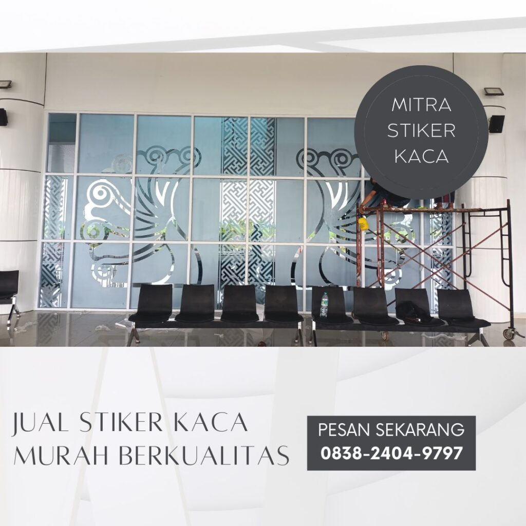 Toko dan Jasa Pasang Stiker kaca murah di Gresik