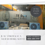 Toko dan Jasa Pasang Stiker Kaca Murah Solo