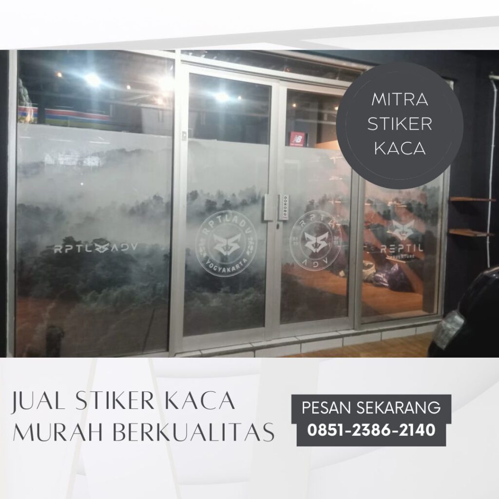 Pusat stiker Kaca Murah di Surabaya
