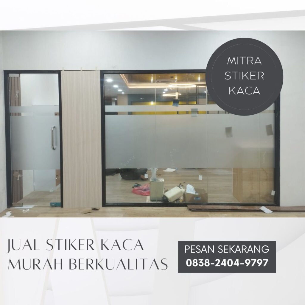 Solusi Kebutuhan Stiker Kaca di Surabaya