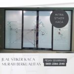 Spesialis Stiker Kaca Murah di Surabaya