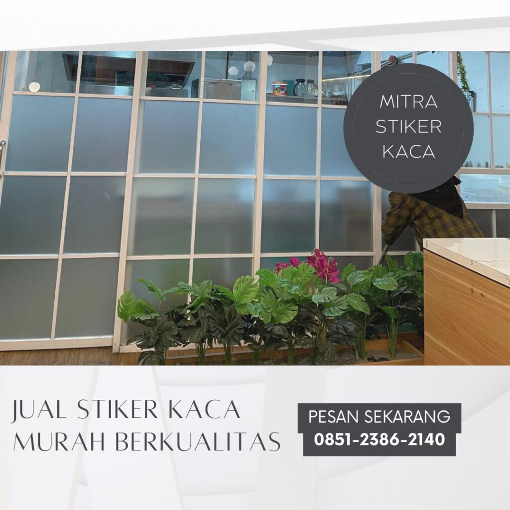 Jual Stiker Kaca Es di Surabaya