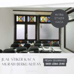 Stiker Kaca Es & Sandblast di Surabaya