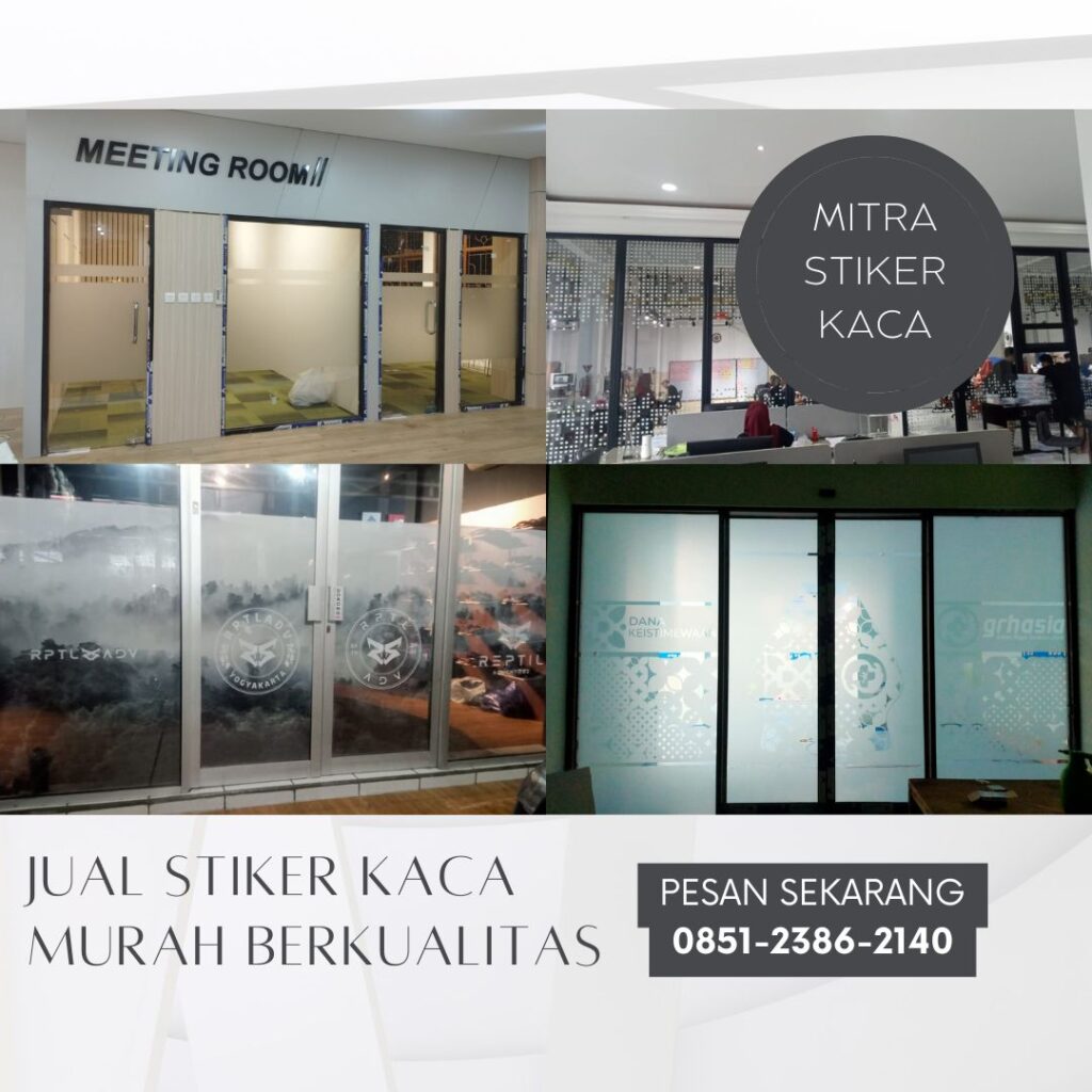 Grosir Stiker Kaca di Surabaya