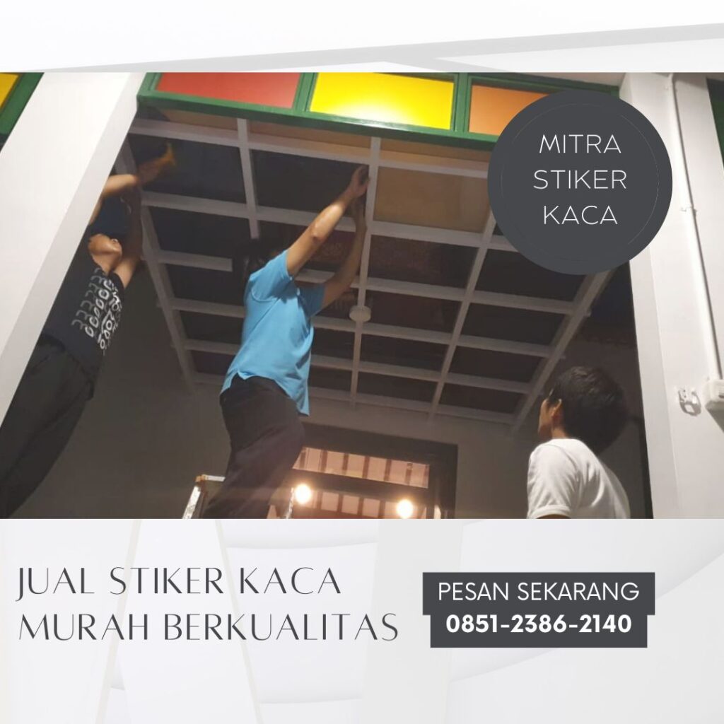 Jasa Pasang Stiker Kaca Rumah di Surabaya