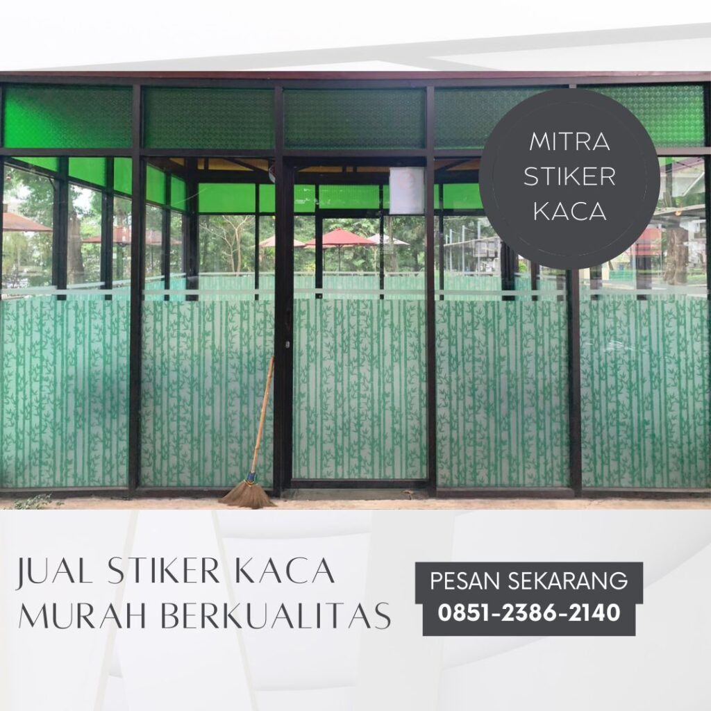 STIKER KACA PINTU DI SURABAYA